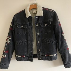 Isabel Marant pour H & M denim Sherpa jacket